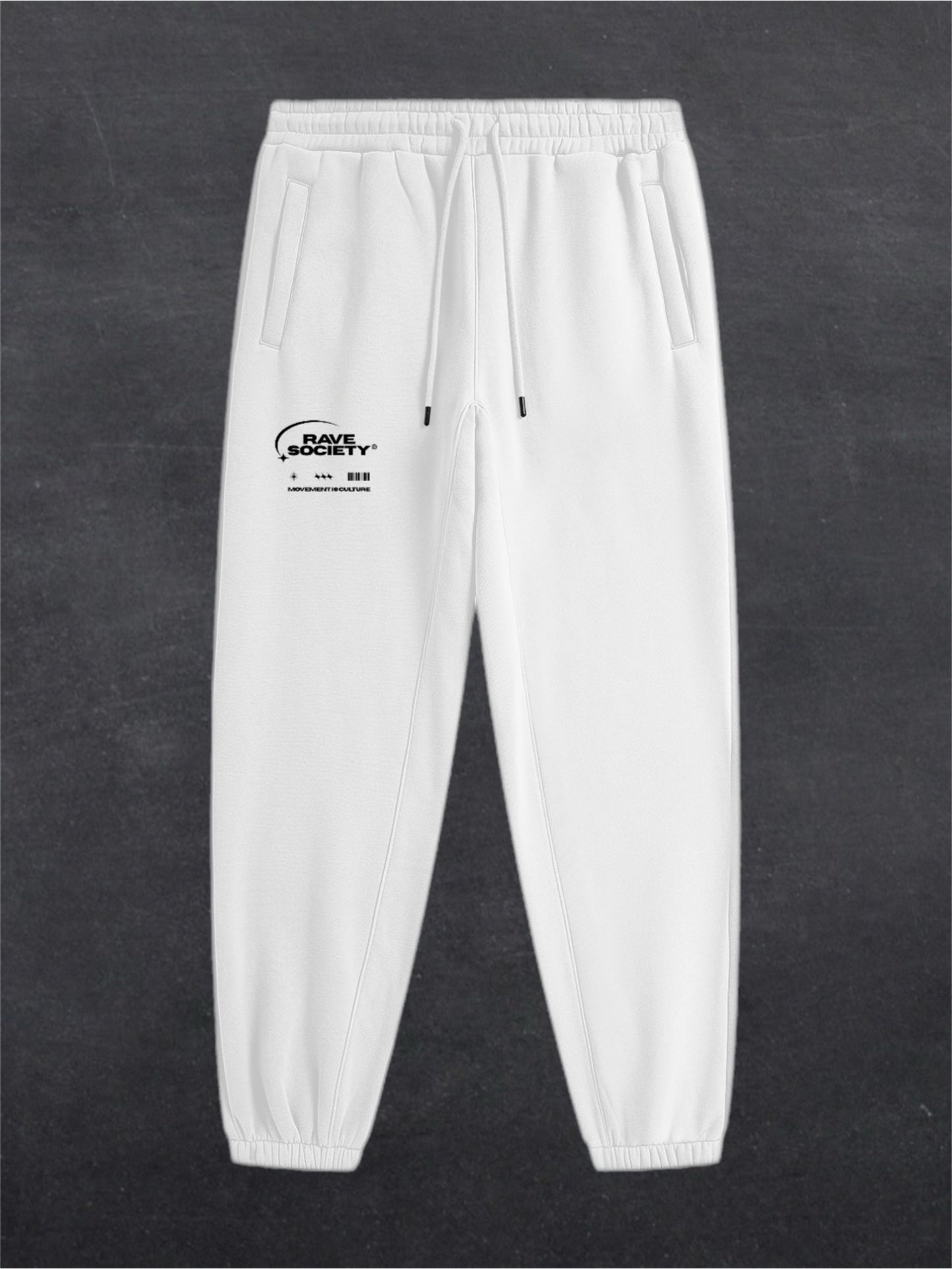 RAVE SOCIETY UNISEX FLEECE JOGGERS (multiple colours)