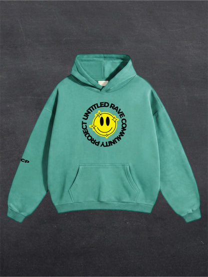 URCP SMILEY UNISEX HOODIE - FRONT PRINT (multiple colours)