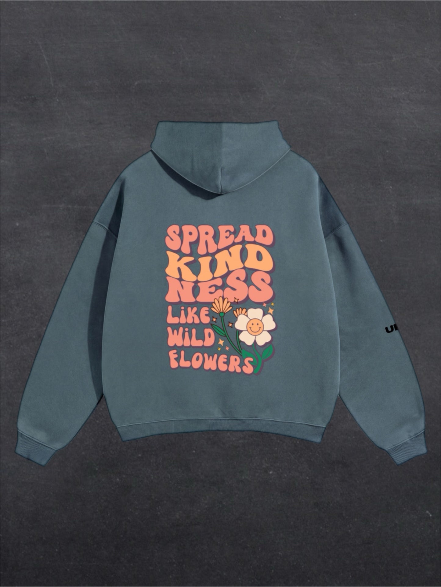 SPREAD KINDNESS UNISEX HOODIE - BACK PRINT (multiple colours)