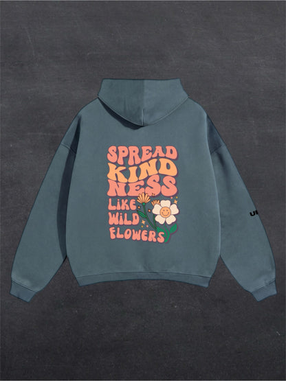 SPREAD KINDNESS UNISEX HOODIE - BACK PRINT (multiple colours)