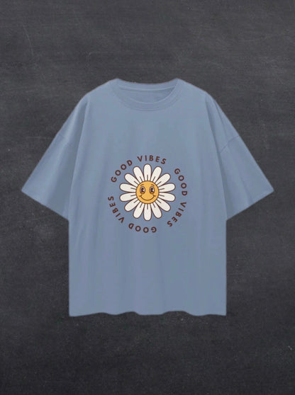 GOOD VIBES UNISEX TEE - FRONT PRINT (multiple colours)