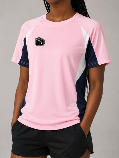 URCP LOGO UNISEX COLOUR BLOCK TOP (back design)