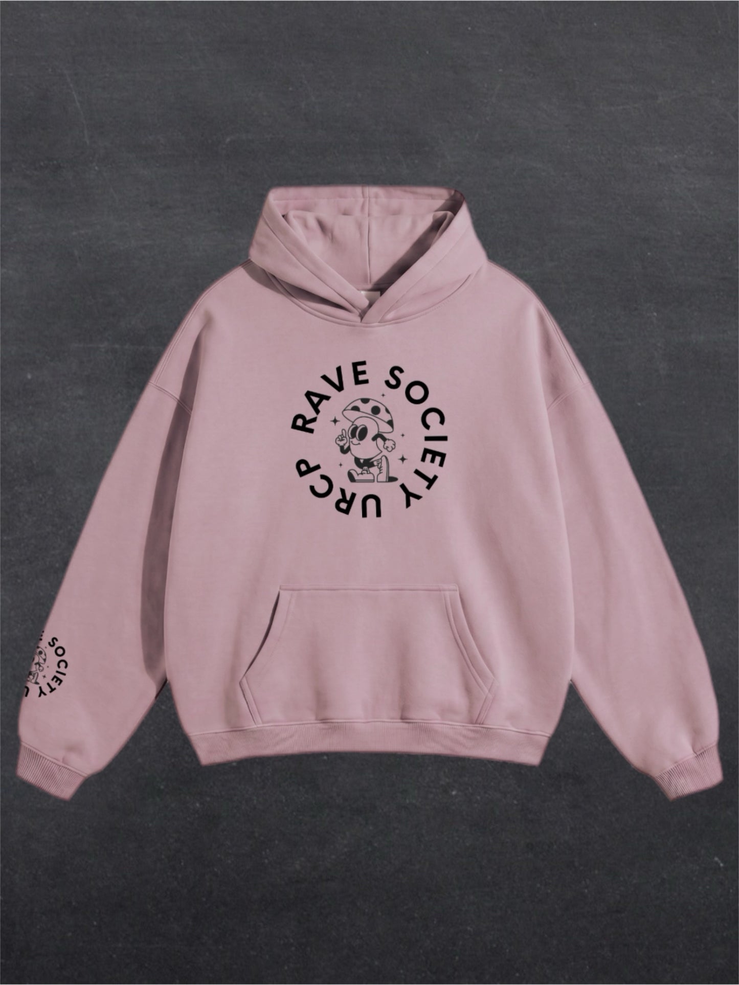URCP MUSHROOM UNISEX HOODIES - FRONT PRINT (multiple colours)