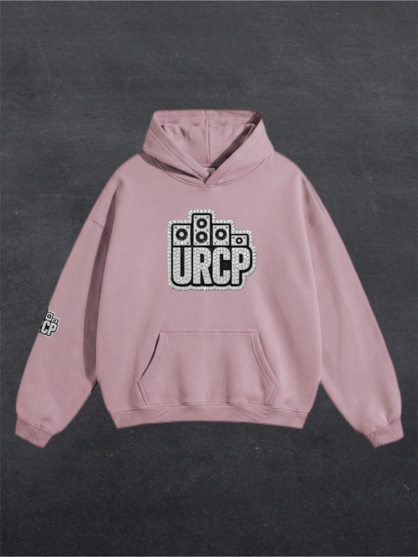 URCP DIAMOND UNISEX HOODIE - FRONT PRINT (multiple colours)