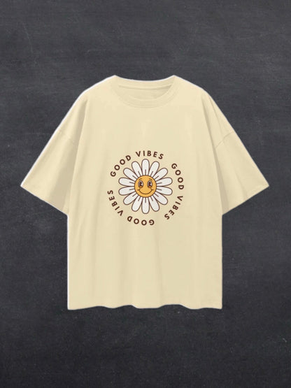 GOOD VIBES UNISEX TEE - FRONT PRINT (multiple colours)