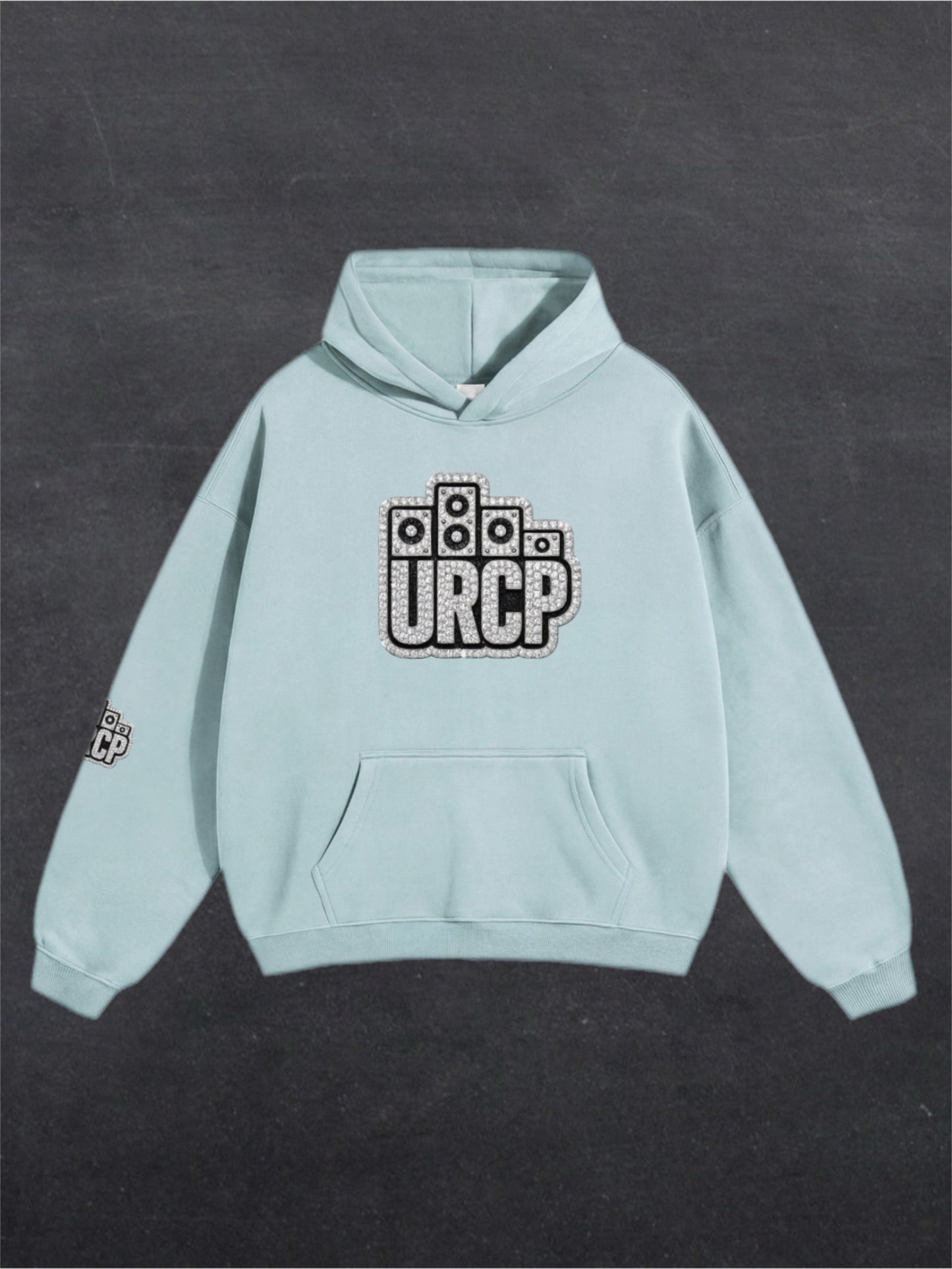 URCP DIAMOND UNISEX HOODIE - FRONT PRINT (multiple colours)