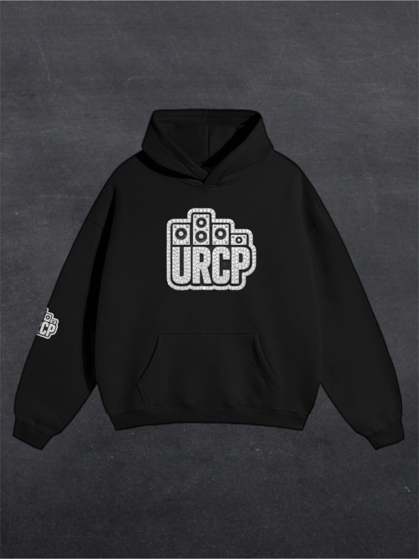 URCP DIAMOND UNISEX HOODIE - FRONT PRINT (multiple colours)