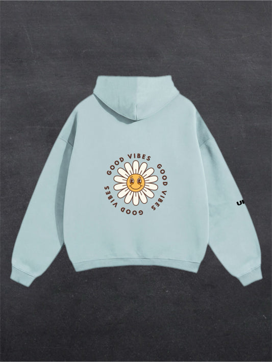 GOOD VIBES UNISEX HOODIE - BACK PRINT (multiple colours)