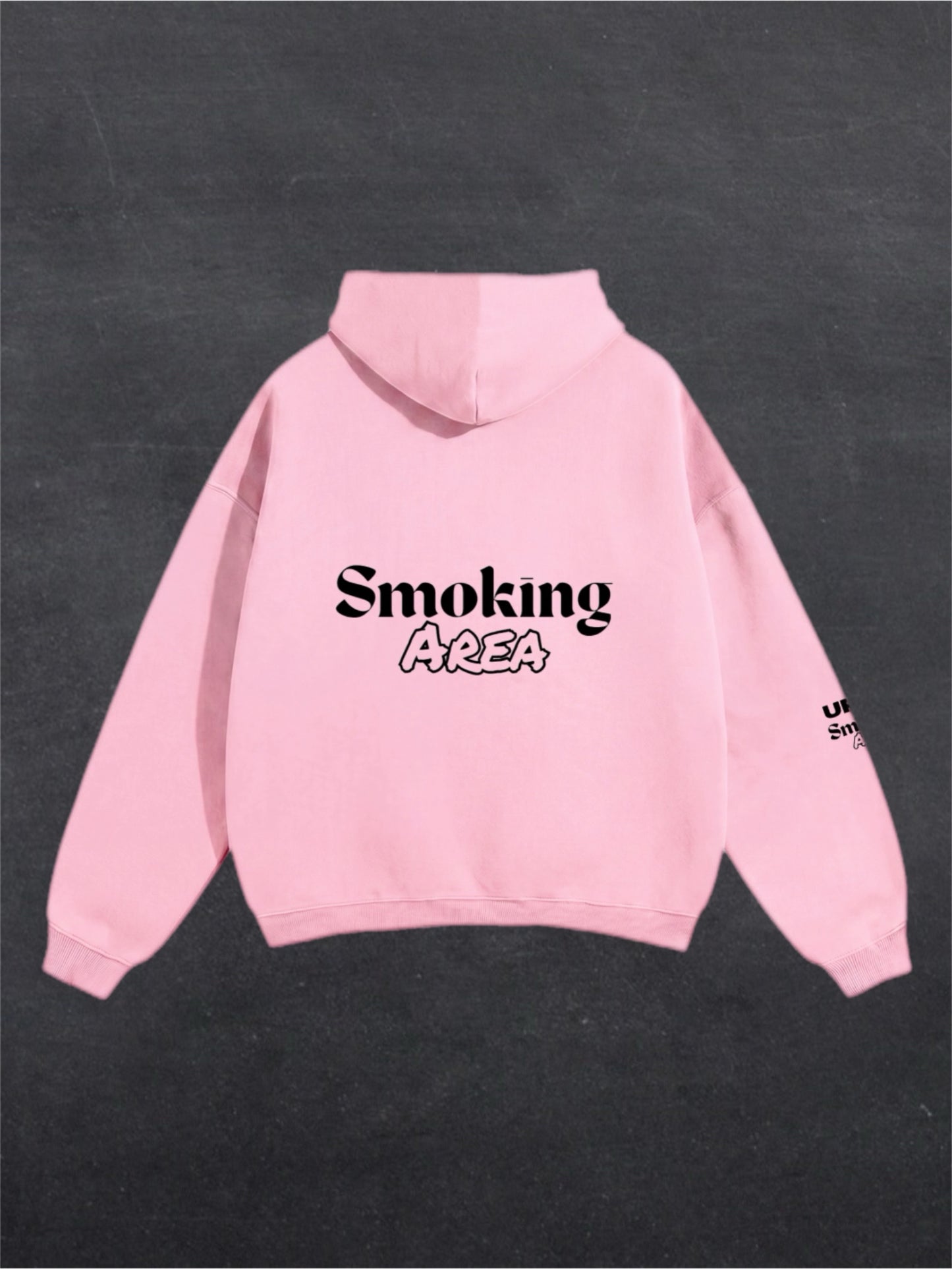 LIGHT SMOKING AREA UNISEX HOODIE - BACK PRINT (multiple colours)