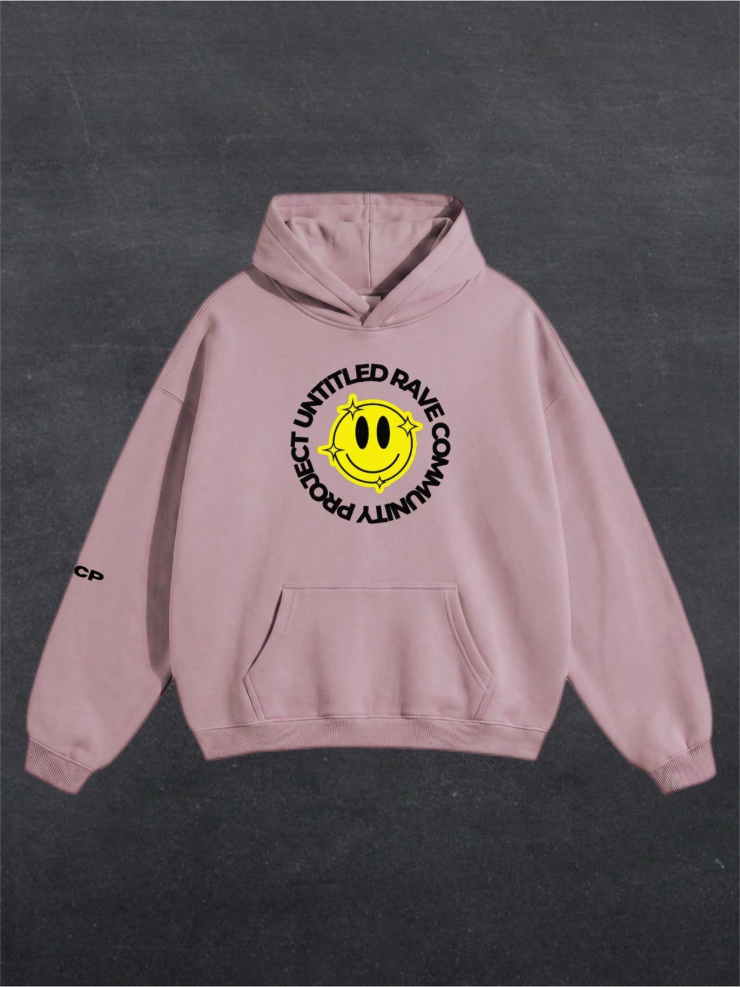 URCP SMILEY UNISEX HOODIE - FRONT PRINT (multiple colours)