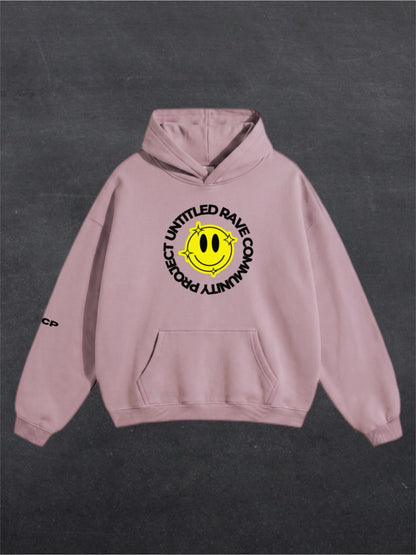URCP SMILEY UNISEX HOODIE - FRONT PRINT (multiple colours)