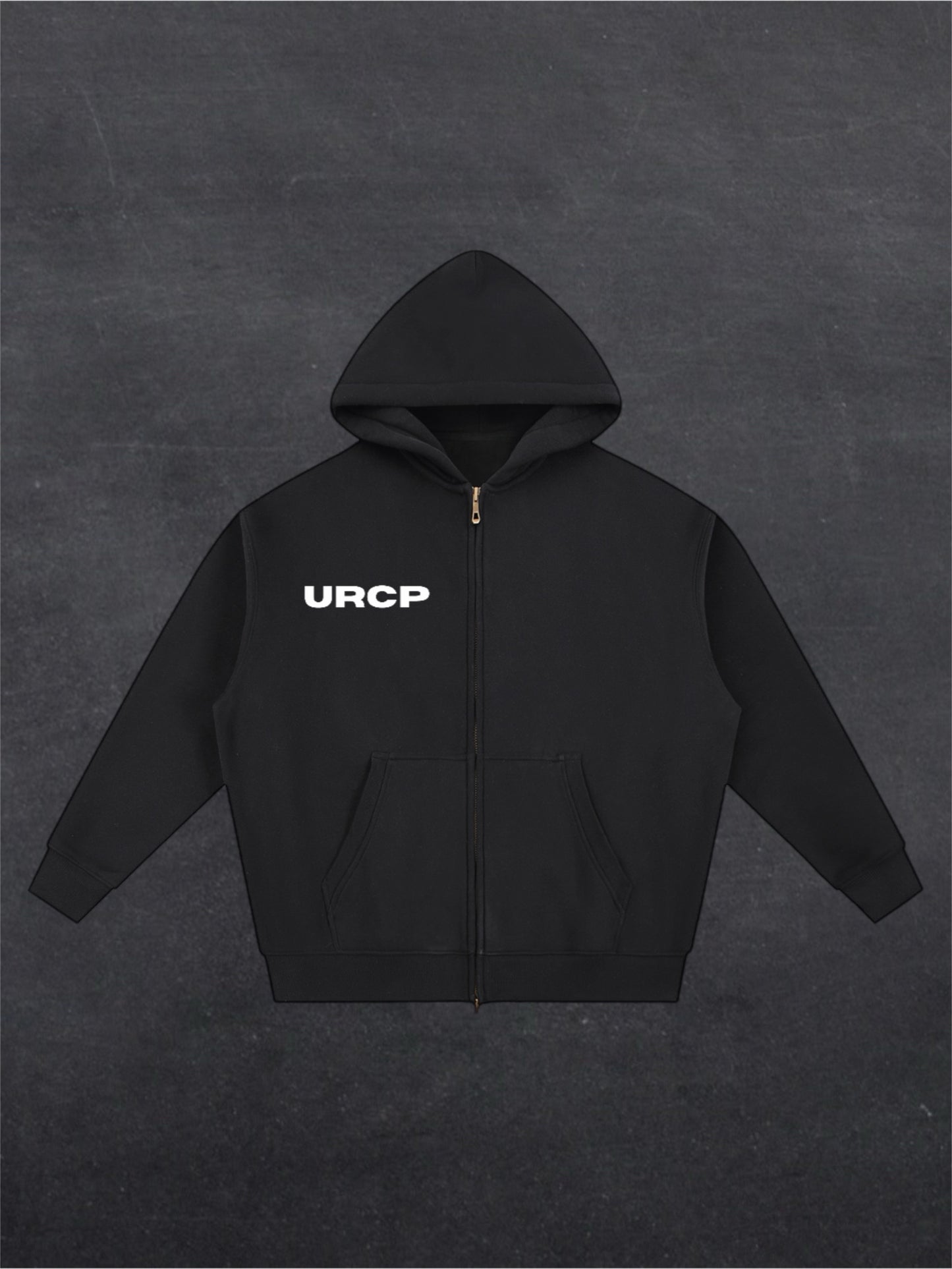 SMOKING AREA UNISEX ZIP UP HOODIE - BACK PRINT (multiple colours)