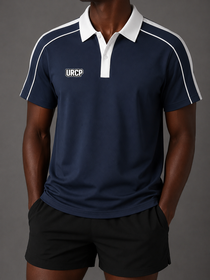 URCP UNISEX RETRO LOOK POLO (back design)