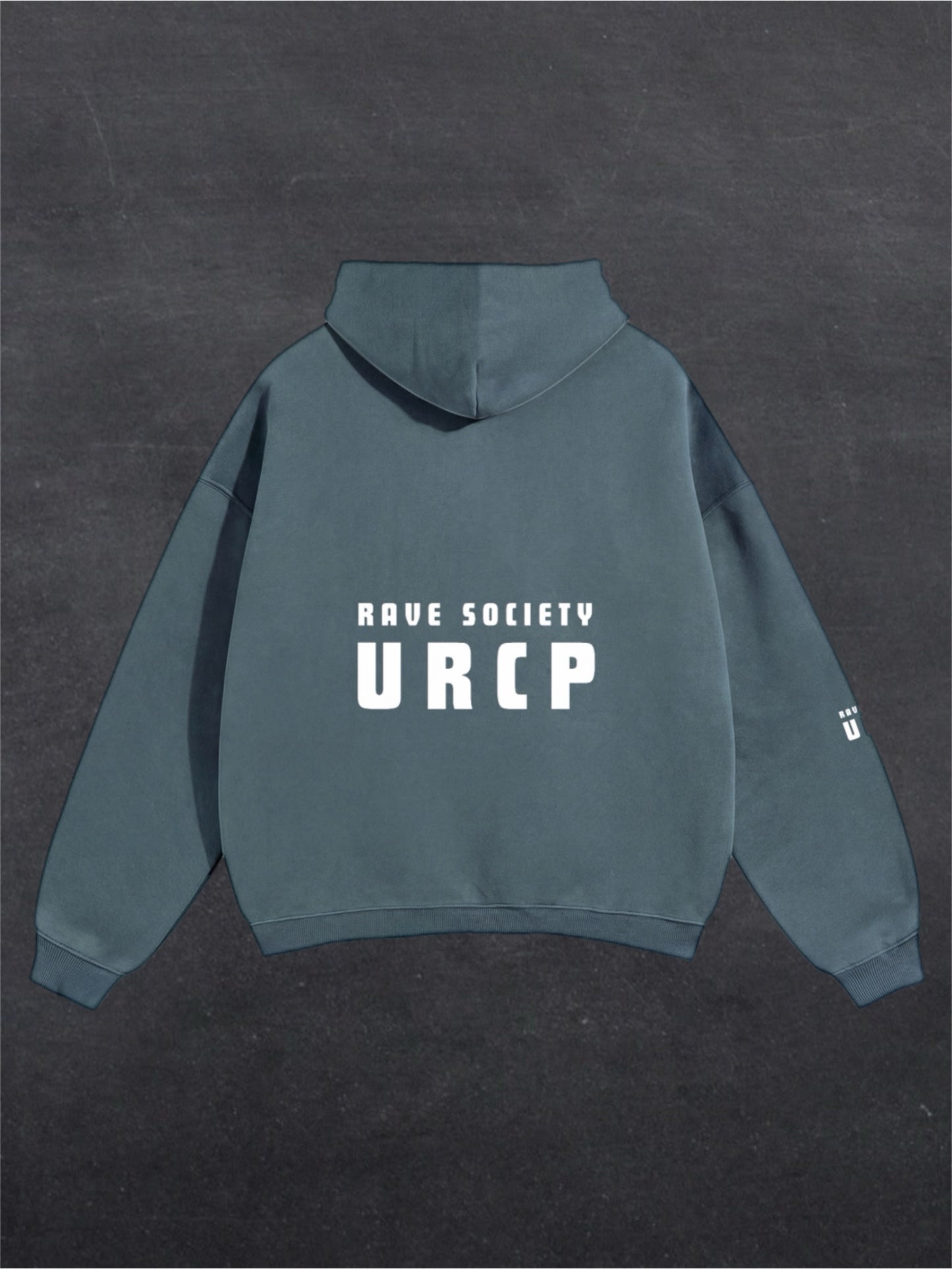 RAVE SOCIETY URCP UNISEX HOODIES - BACK PRINT (multiple colours)