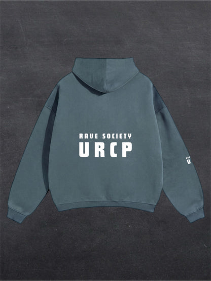 RAVE SOCIETY URCP UNISEX HOODIES - BACK PRINT (multiple colours)
