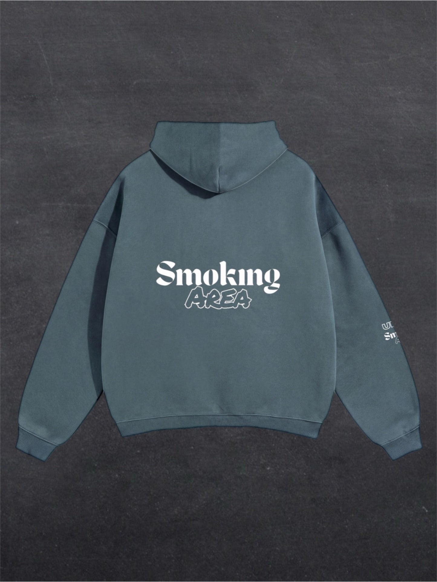 DARK SMOKING AREA UNISEX HOODIE - BACK PRINT (multiple colours)