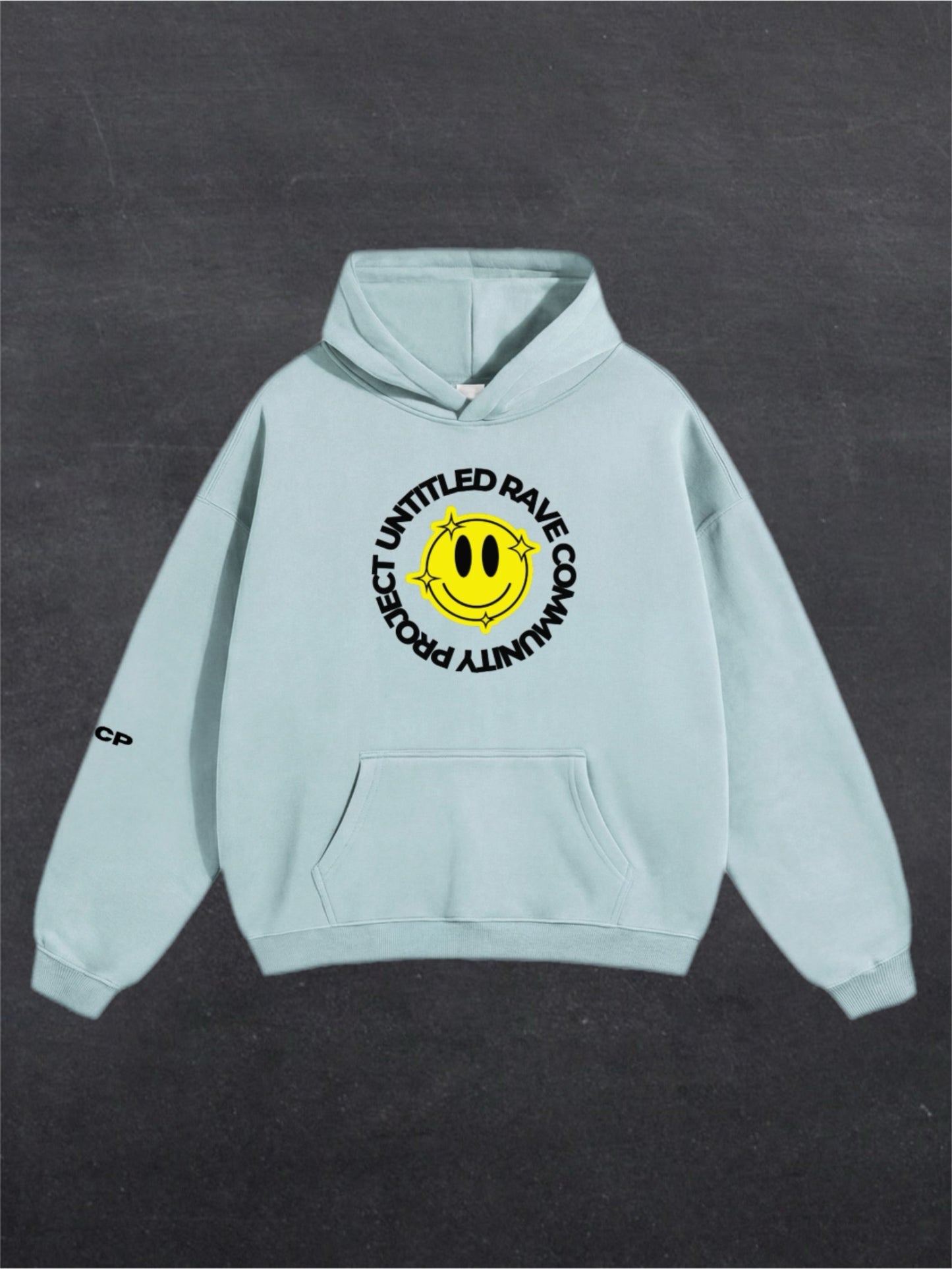 URCP SMILEY UNISEX HOODIE - FRONT PRINT (multiple colours)