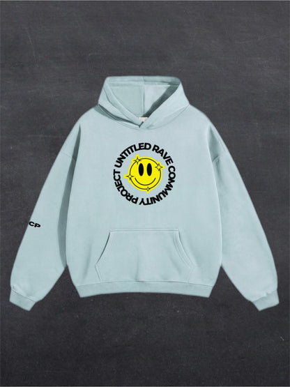 URCP SMILEY UNISEX HOODIE - FRONT PRINT (multiple colours)