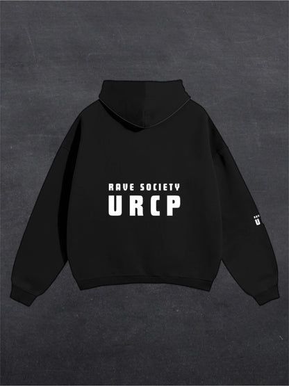 RAVE SOCIETY URCP UNISEX HOODIES - BACK PRINT (multiple colours)