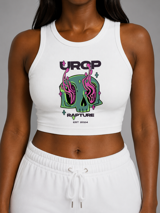 RAPTURE CREWNECK CROP TOP (front design)