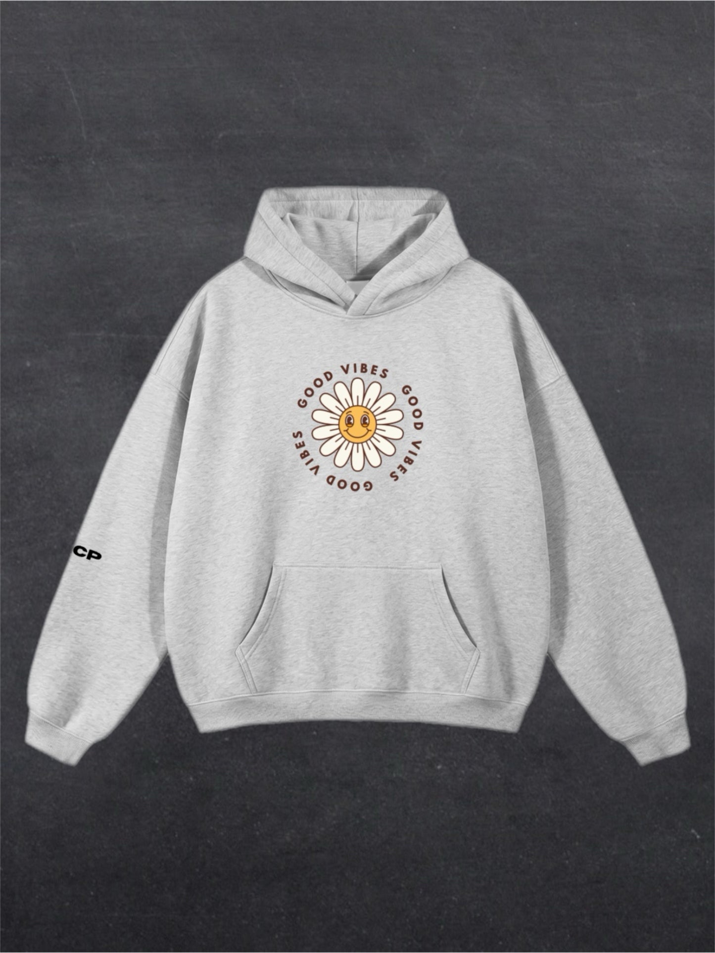 GOOD VIBES UNISEX HOODIE - FRONT PRINT (multiple colours)