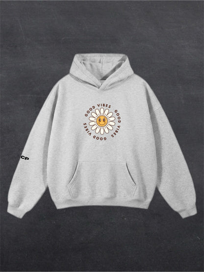 GOOD VIBES UNISEX HOODIE - FRONT PRINT (multiple colours)