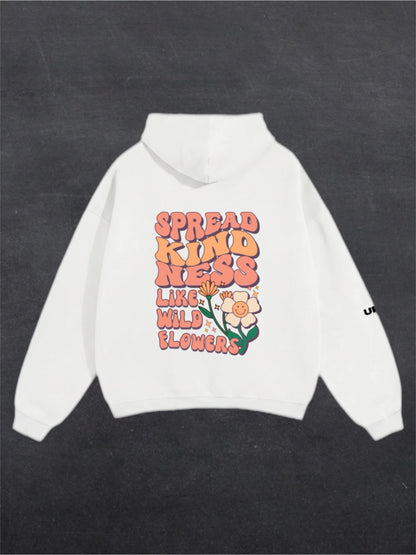 SPREAD KINDNESS UNISEX HOODIE - BACK PRINT (multiple colours)