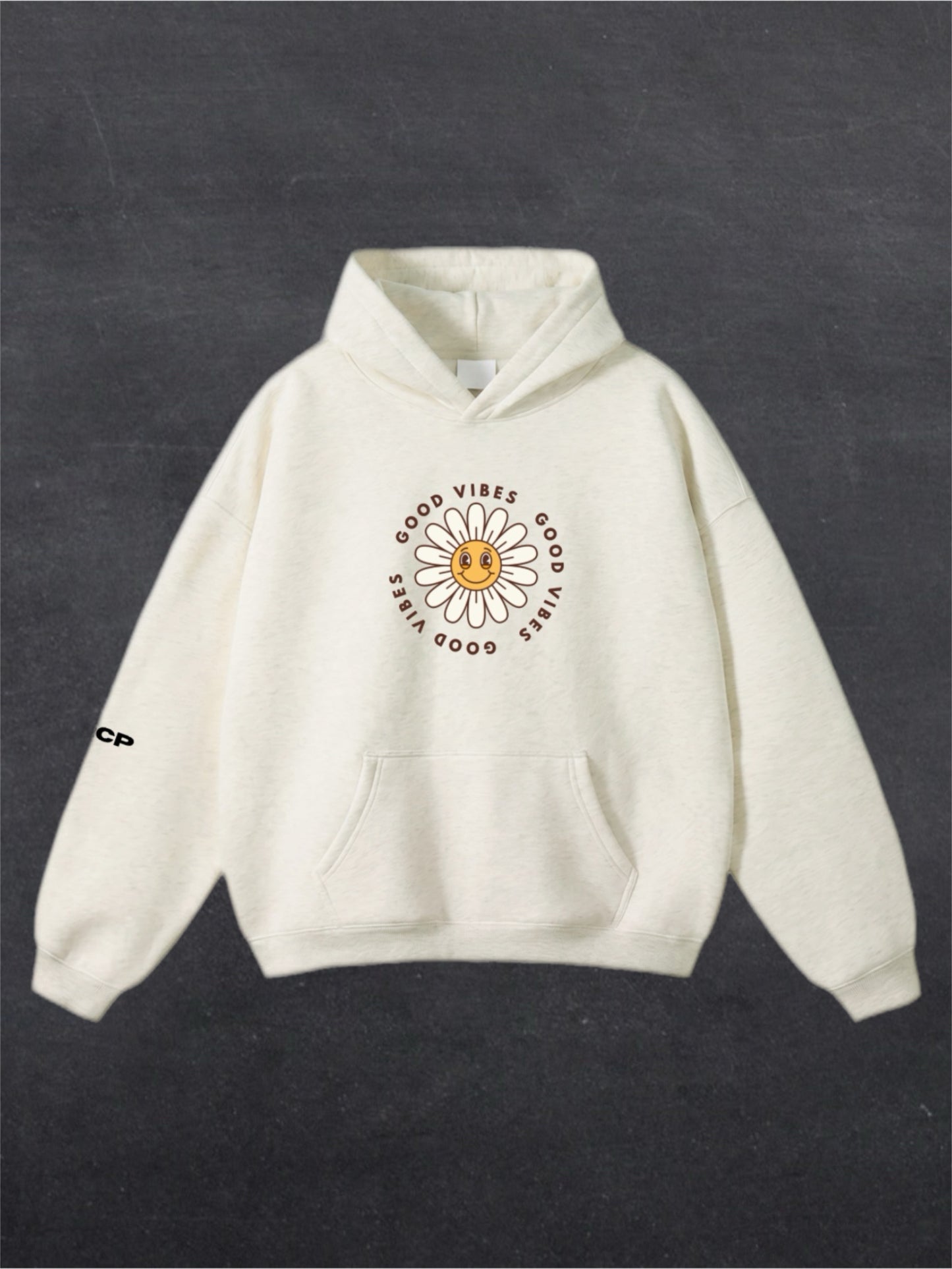 GOOD VIBES UNISEX HOODIE - FRONT PRINT (multiple colours)
