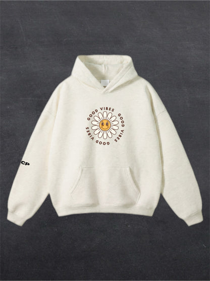 GOOD VIBES UNISEX HOODIE - FRONT PRINT (multiple colours)