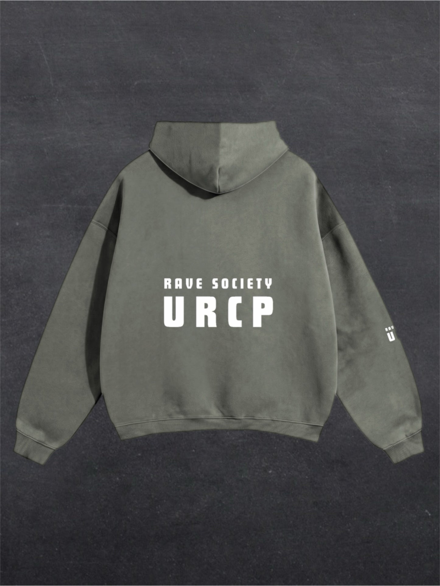 RAVE SOCIETY URCP UNISEX HOODIES - BACK PRINT (multiple colours)