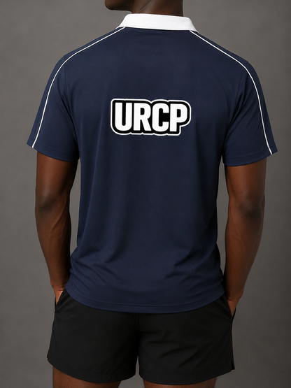 URCP UNISEX RETRO LOOK POLO (back design)