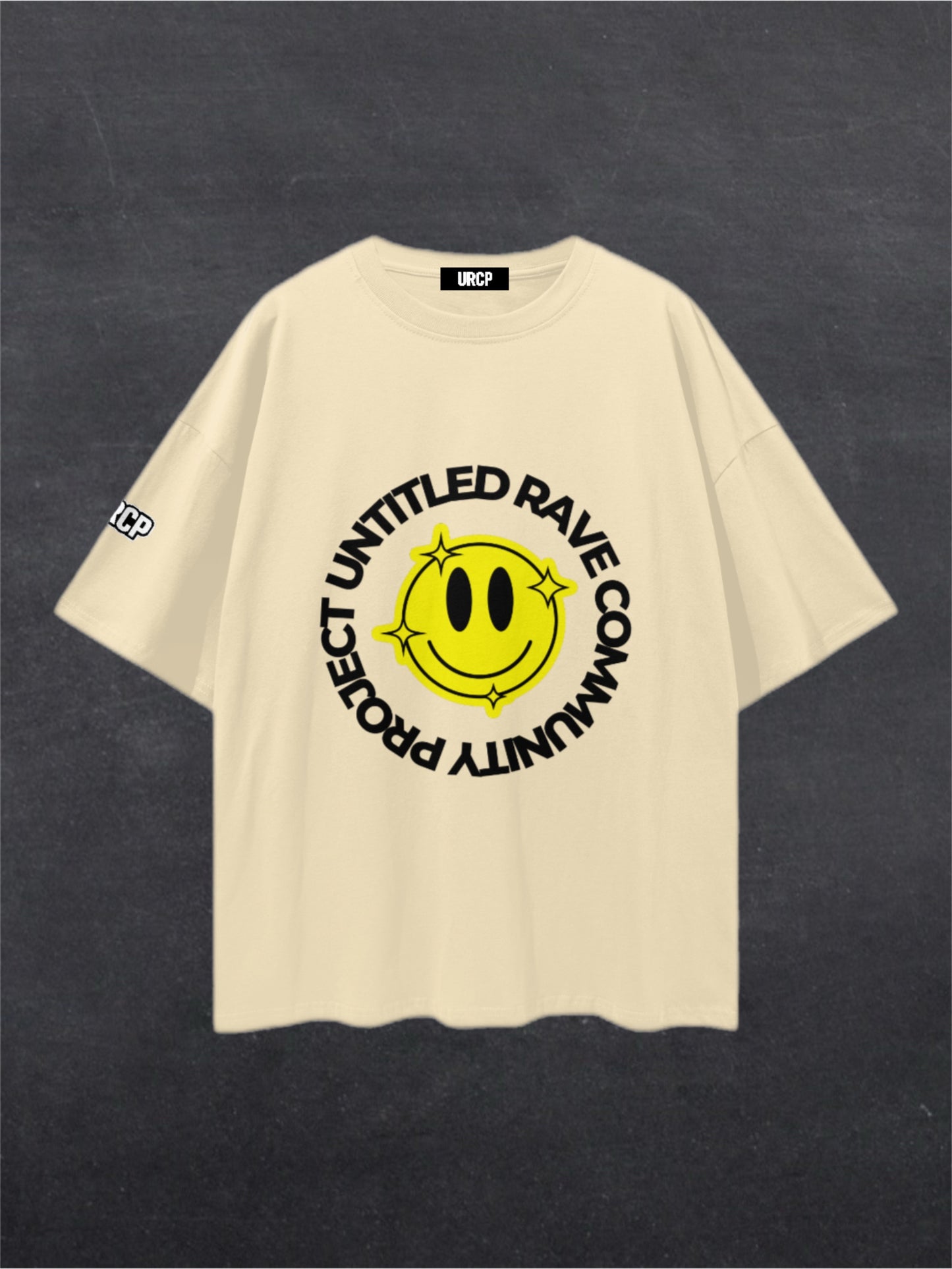 URCP SMILEY UNISEX TEE - FRONT PRINT (multiple colours)