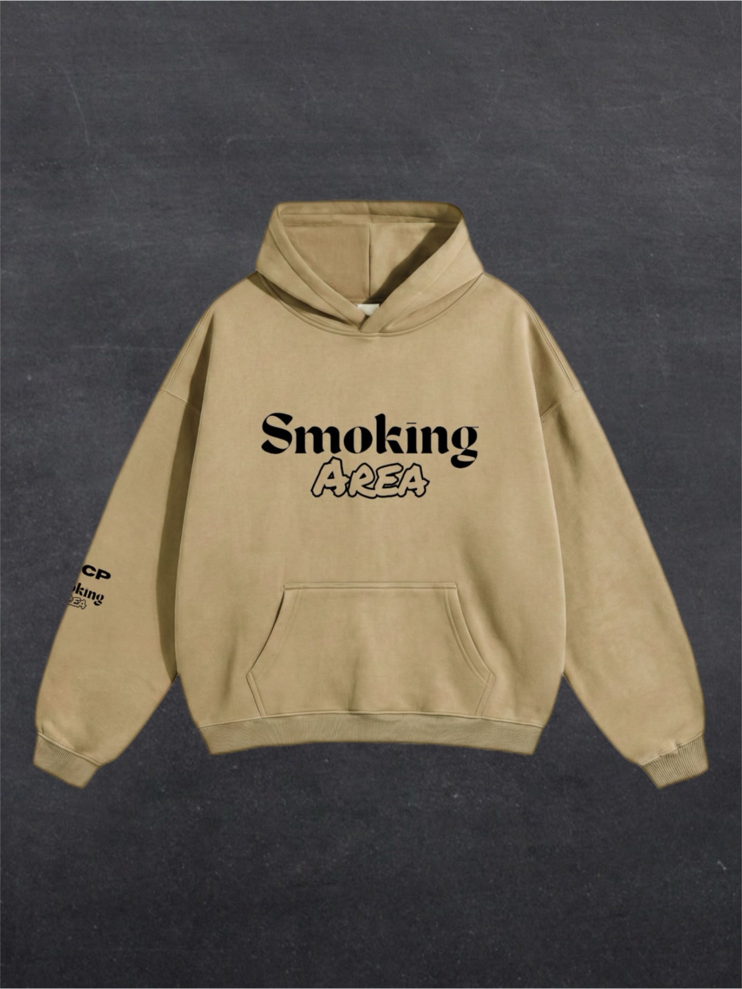 LIGHT SMOKING AREA UNISEX HOODIE - FRONT PRINT (multiple colours)