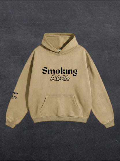 LIGHT SMOKING AREA UNISEX HOODIE - FRONT PRINT (multiple colours)