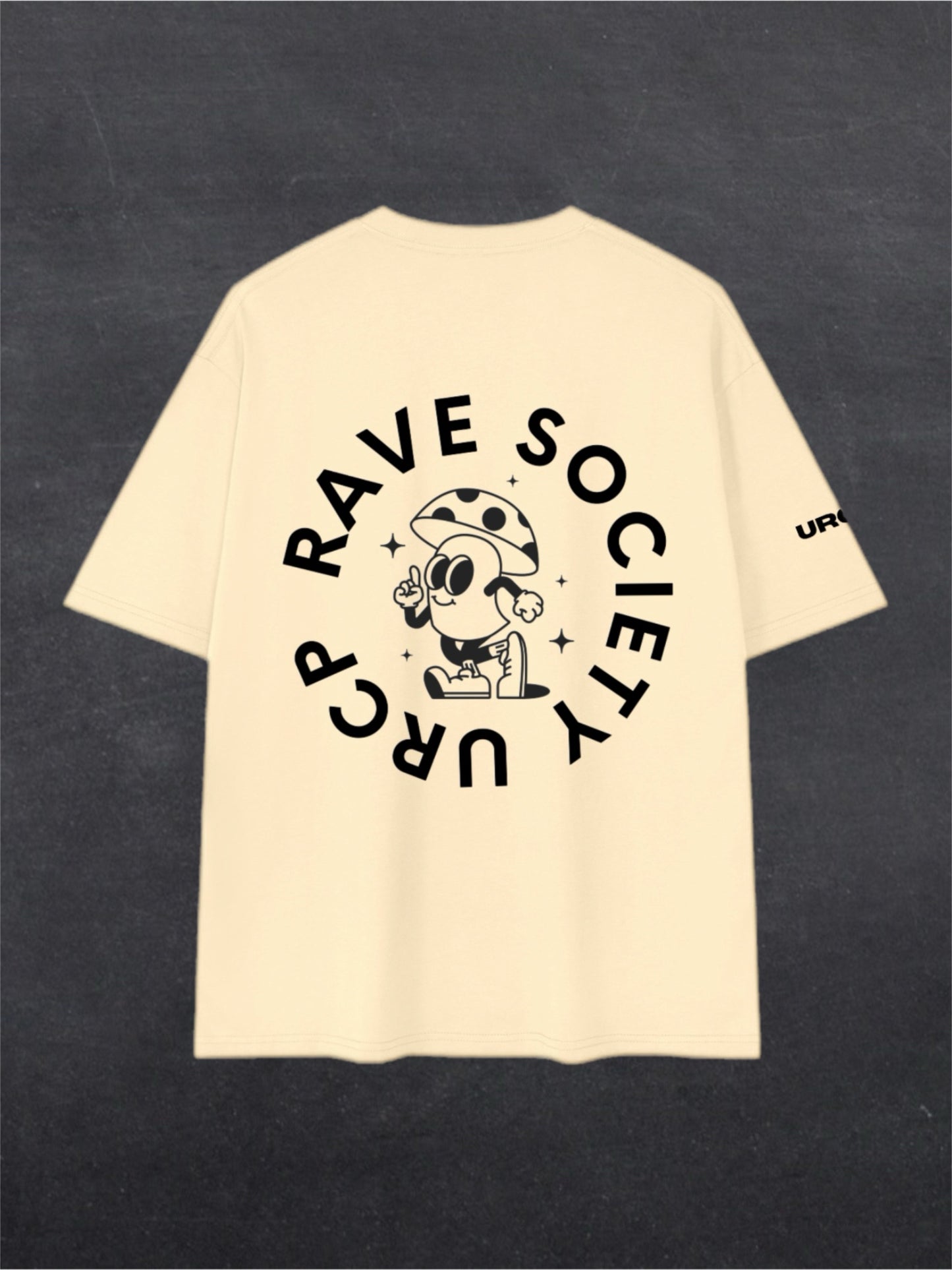 URCP MUSHROOM UNISEX TEE - BACK PRINT (multiple colours)
