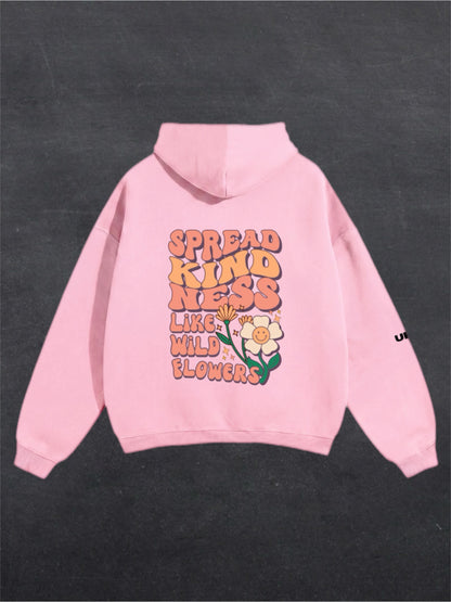 SPREAD KINDNESS UNISEX HOODIE - BACK PRINT (multiple colours)