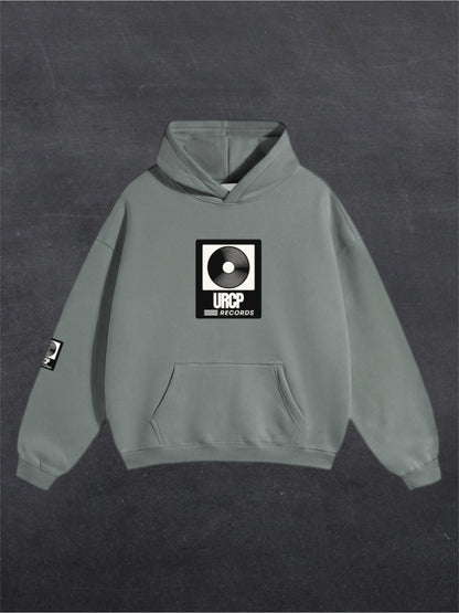 URCP RECORDS UNISEX HOODIE - FRONT PRINT (multiple colours)