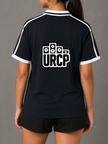 URCP UNISEX STRIPPED POLO (back design)