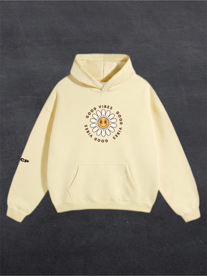 GOOD VIBES UNISEX HOODIE - FRONT PRINT (multiple colours)