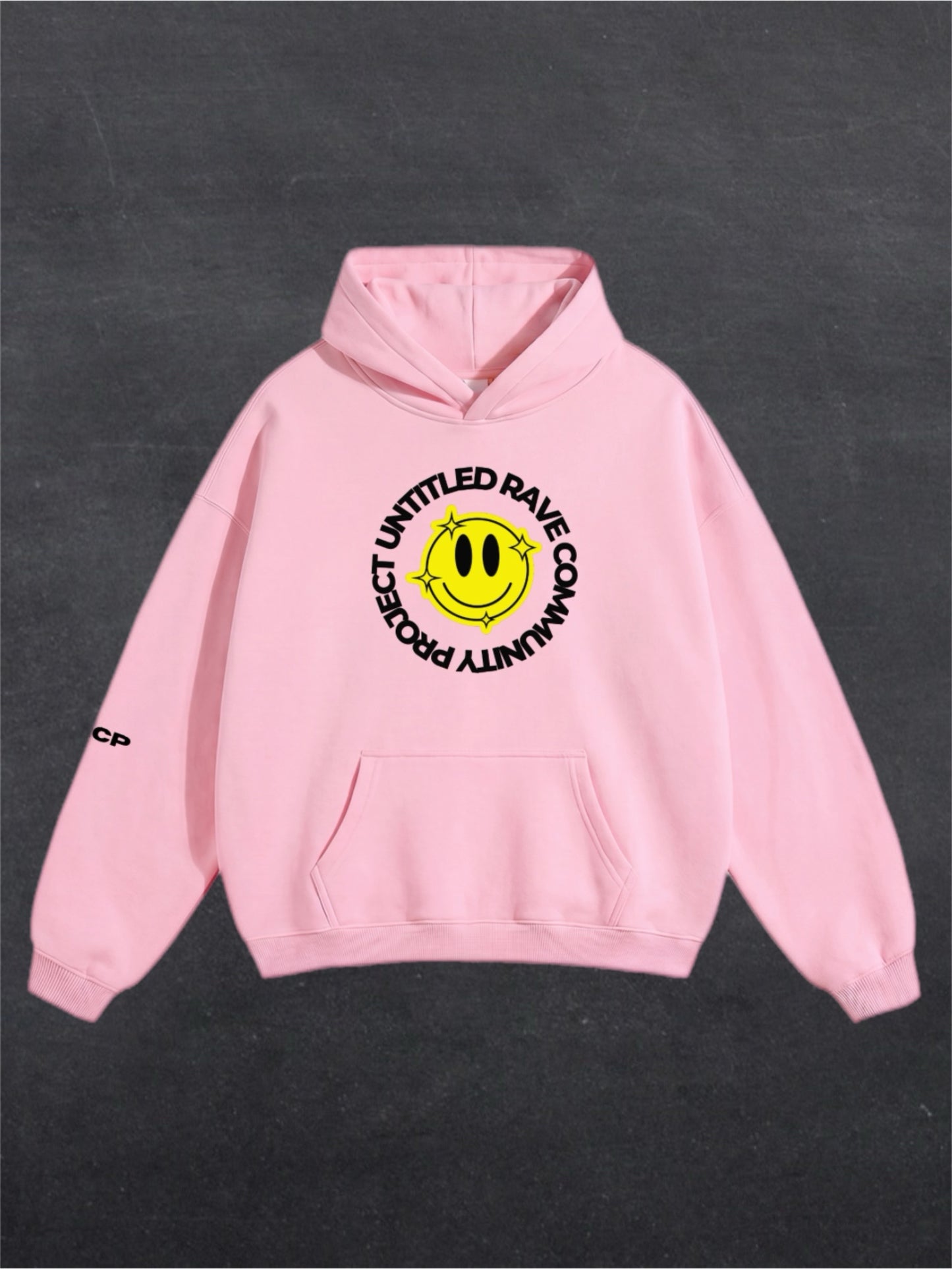 URCP SMILEY UNISEX HOODIE - FRONT PRINT (multiple colours)