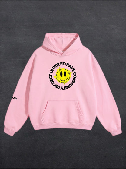 URCP SMILEY UNISEX HOODIE - FRONT PRINT (multiple colours)