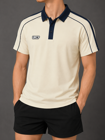 URCP UNISEX RETRO LOOK POLO (back design)