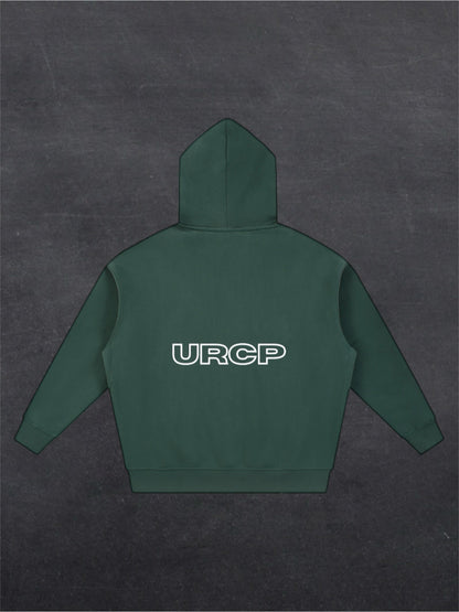 SMOKING AREA UNISEX ZIP UP HOODIE - FRONT PRINT (multiple colours)
