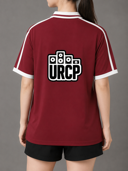 URCP UNISEX STRIPPED POLO (back design)