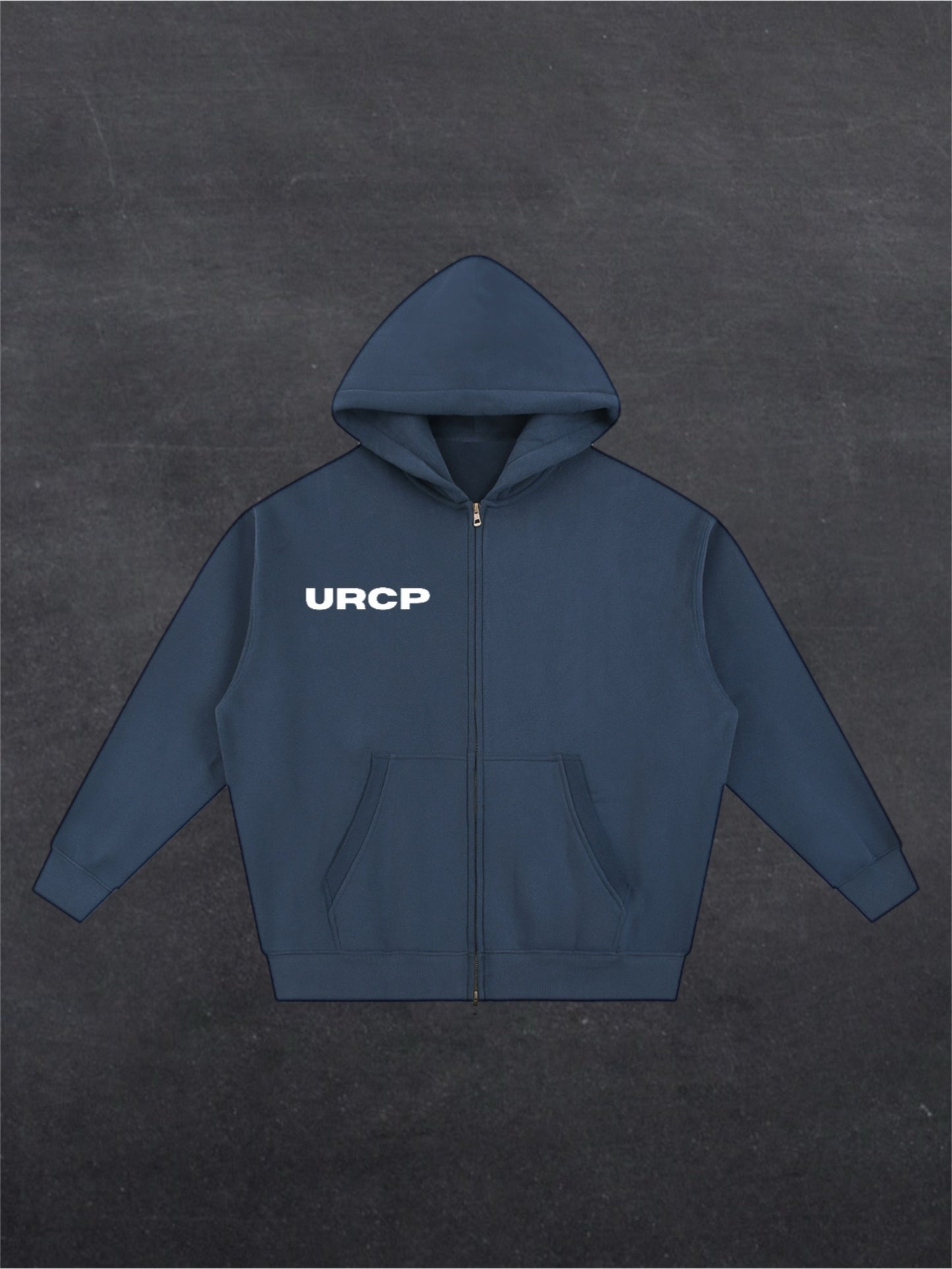 SMOKING AREA UNISEX ZIP UP HOODIE - BACK PRINT (multiple colours)