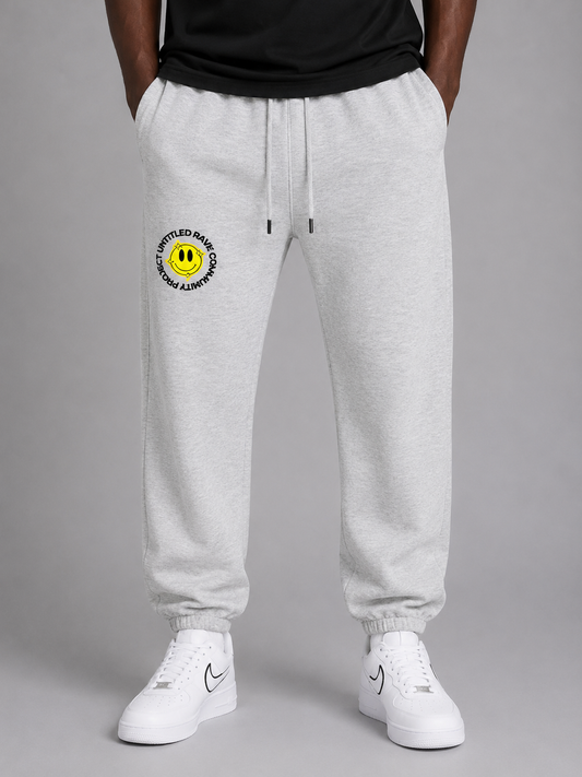 URCP SMILEY UNISEX FLEECE JOGGERS