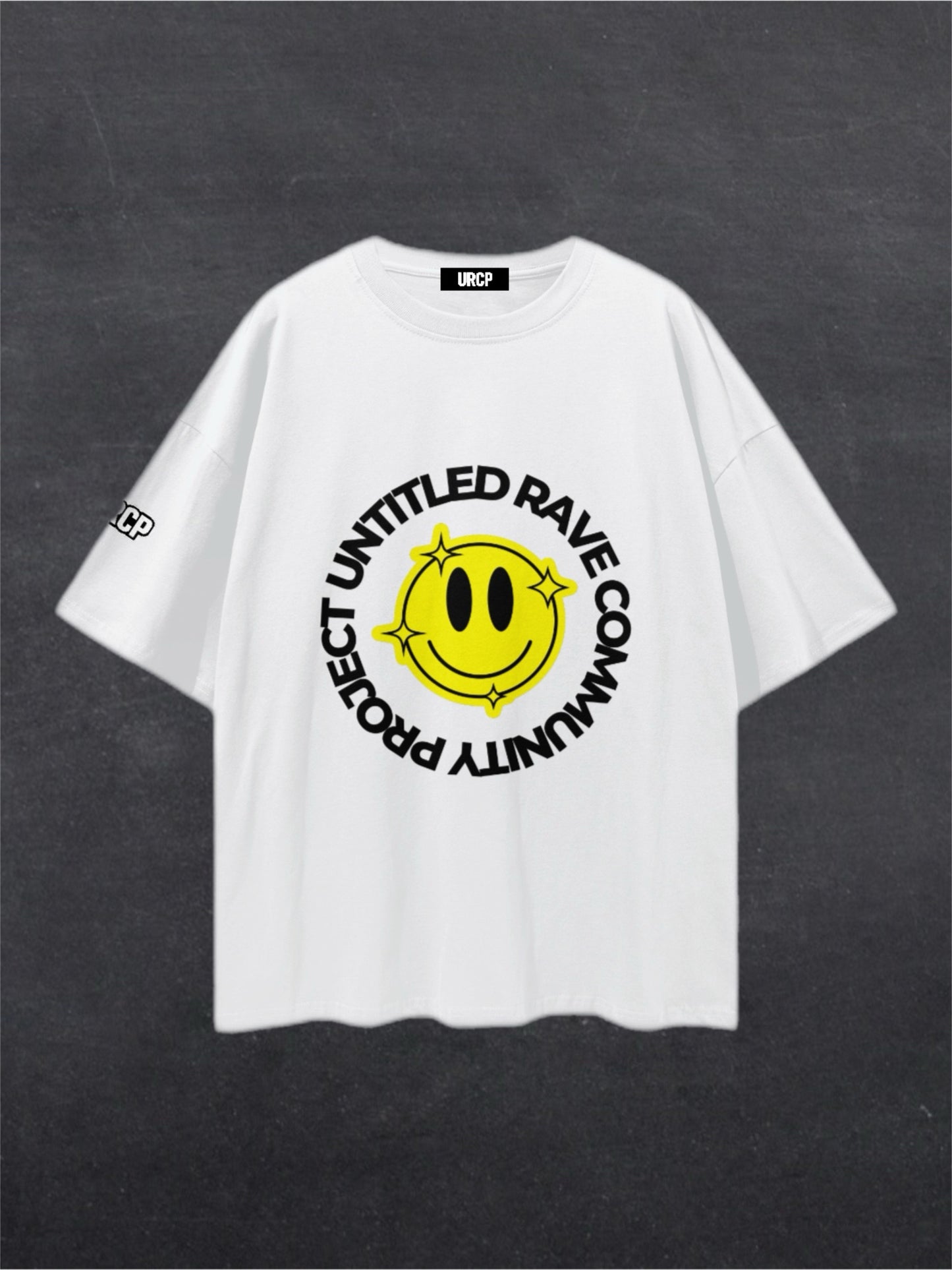 URCP SMILEY UNISEX TEE - FRONT PRINT (multiple colours)