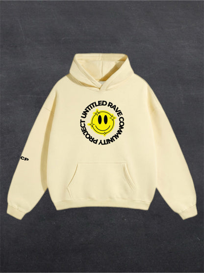 URCP SMILEY UNISEX HOODIE - FRONT PRINT (multiple colours)
