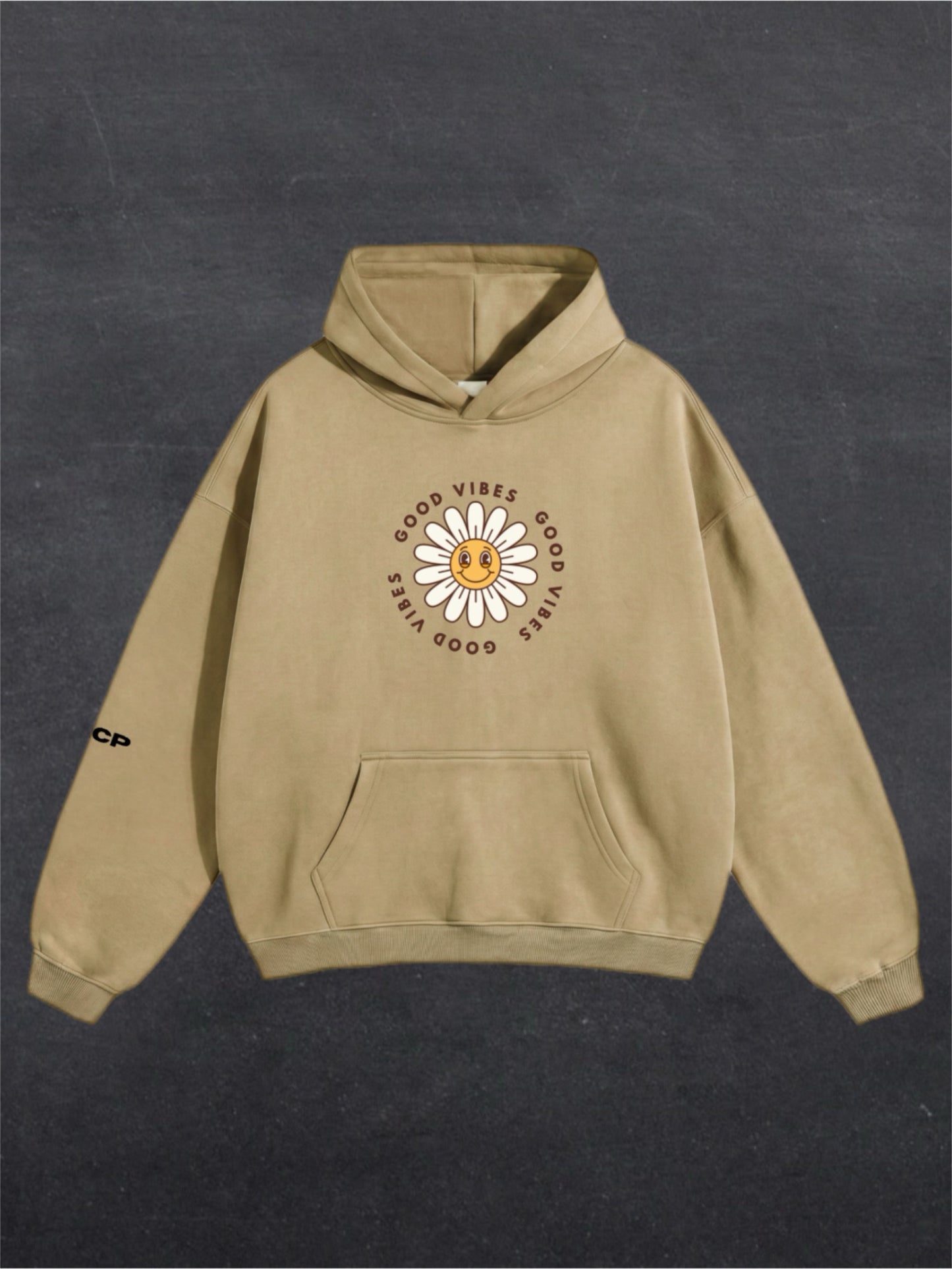GOOD VIBES UNISEX HOODIE - FRONT PRINT (multiple colours)