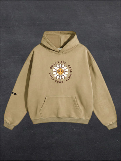 GOOD VIBES UNISEX HOODIE - FRONT PRINT (multiple colours)